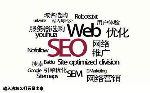 输入法怎么打五星出来