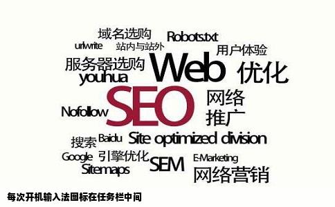 每次开机输入法图标在任务栏中间