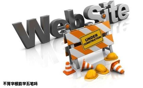 不背字根能学五笔吗