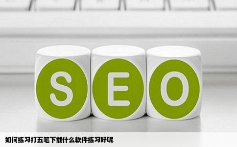 如何练习打五笔下载什么软件练习好呢