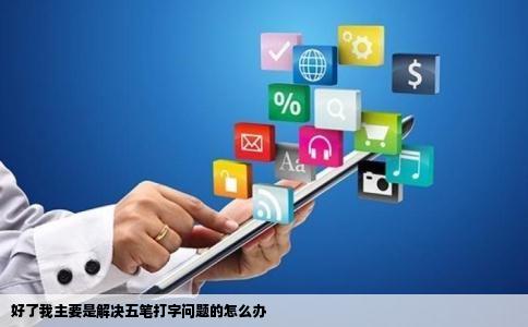 好了我主要是解决五笔打字问题的怎么办