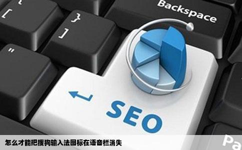 怎么才能把搜狗输入法图标在语音栏消失