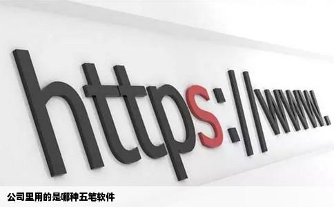 公司里用的是哪种五笔软件
