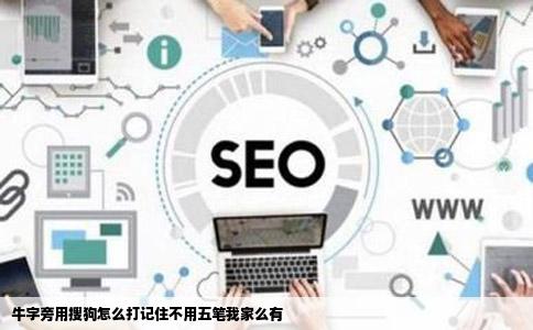 牛字旁用搜狗怎么打记住不用五笔我家么有