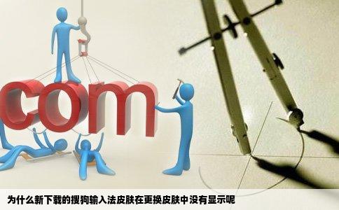 为什么新下载的搜狗输入法皮肤在更换皮肤中没有显示呢