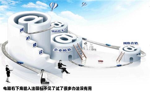 电脑右下角输入法图标不见了试了很多办法没有用