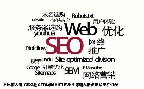 不出输入法了怎么恩CTRL和SHIFT也出不来输入法点击写字栏也没