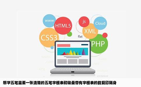 想学五笔需要一张清楚的五笔字根表和键盘带有字根表的能复印随身