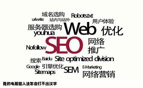 我的电脑输入法怎会打不出汉字